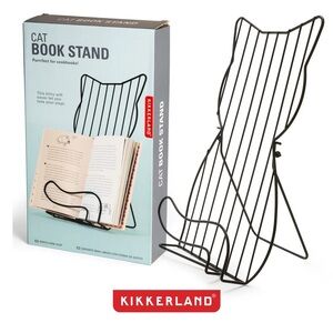 Kikkerland Cat Book Stand - NEW IN BOX